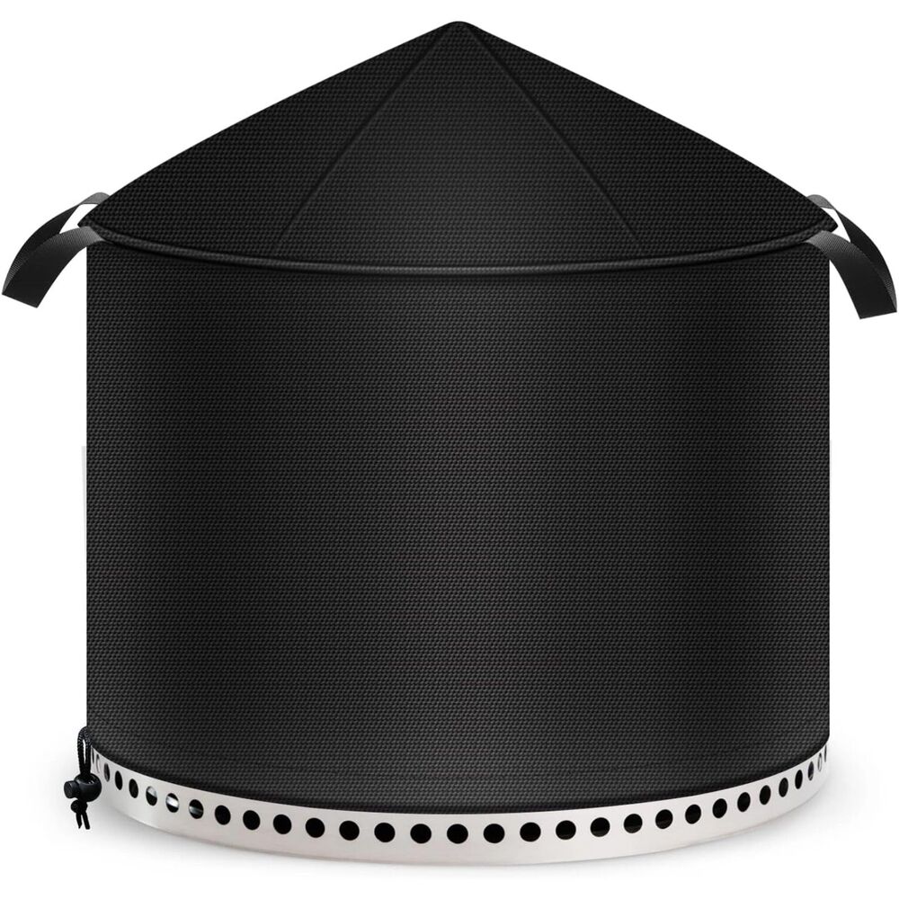 Heavy Duty Waterproof Round Fire Pit Cover for Solo Stove Bonfire- 22" D x 16" H